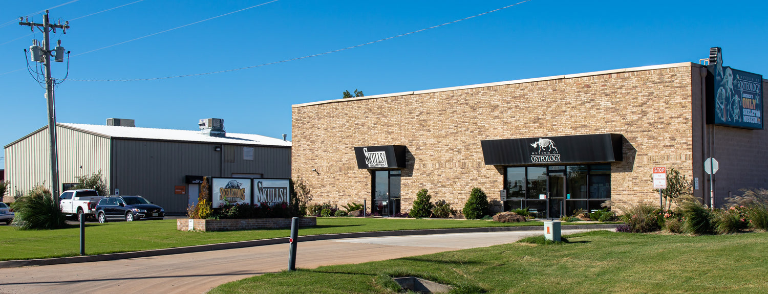 the exterior or the museum of osteology and skulls unlimited